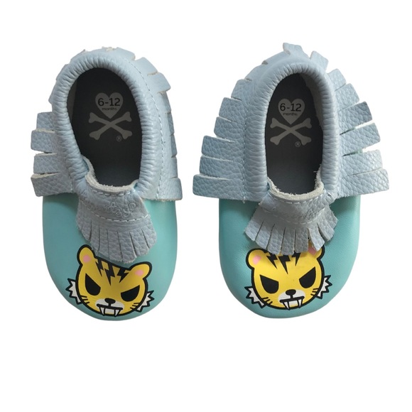 Itzy Ritzy Toki Doki baby crib shoes 6-12 months - Picture 1 of 1